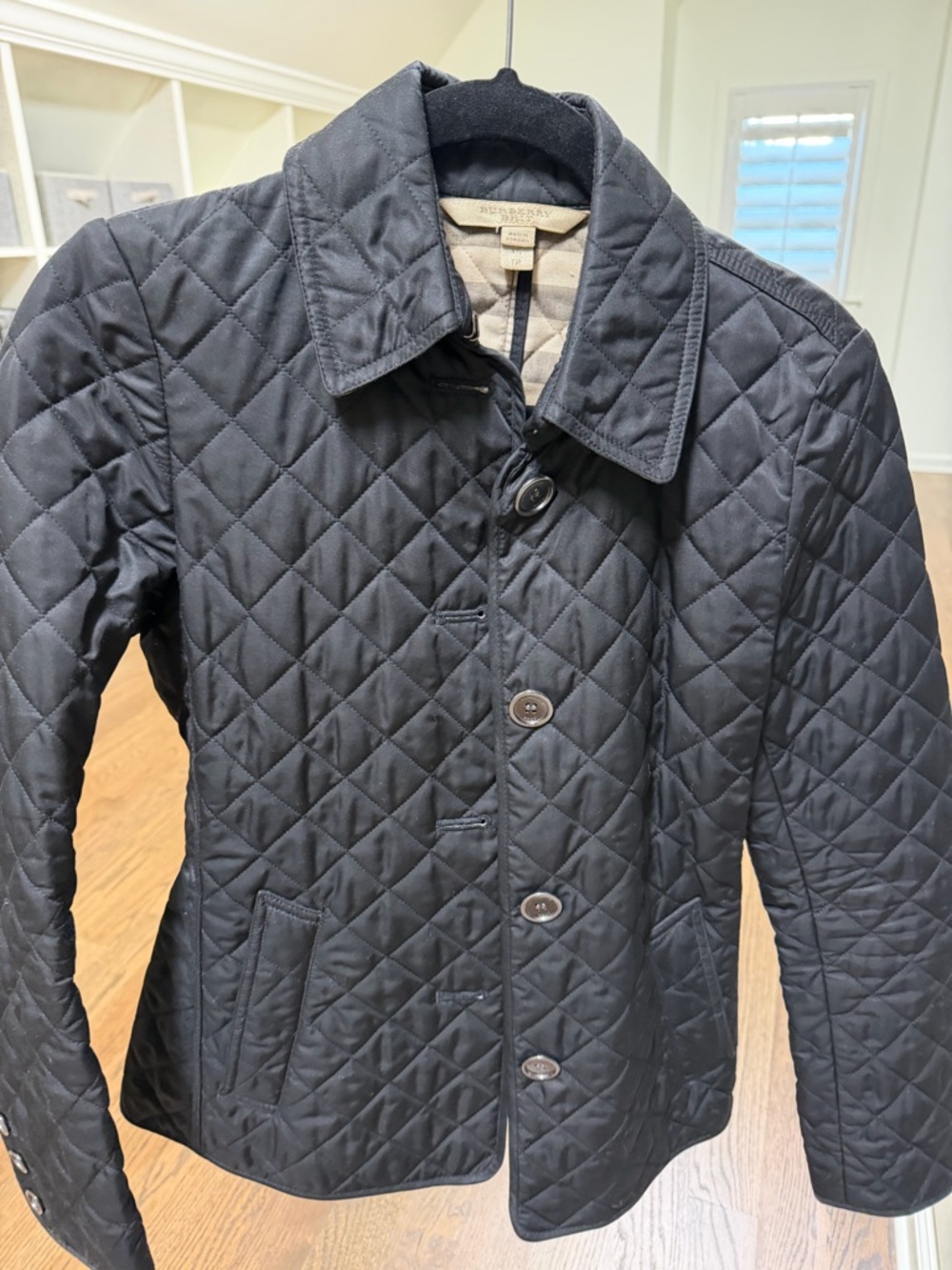 Burberry Quilted Black Jacket